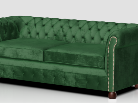 ChesterfieldSofa Two Seater Modèle 3D