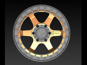 Wheel Fuel D124 Modello di stampa 3D