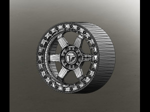 Wheel Fuel D124 Modello di stampa 3D