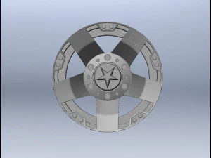 Wheel XDseries Rockstar 3D Print Model