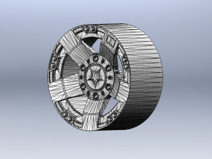 Wheel XDseries Rockstar 3D Print Model