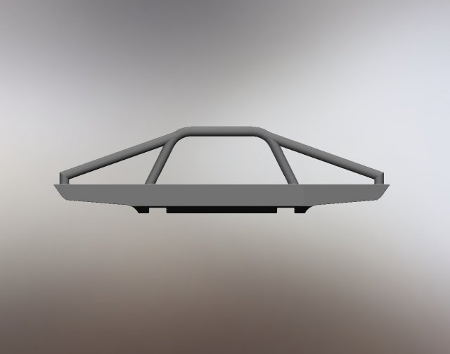 Front bumper Model do druku 3D .c4d .max .obj .3ds .fbx .stl .blend 