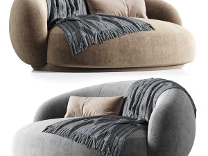 Sofa Pulau Julep oleh Tacchini Model 3D
