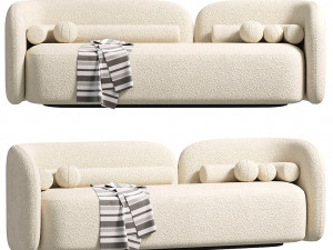 3 Seater Japandi Sofa 3Dモデル