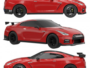 Nissan GTR R35 3D Model