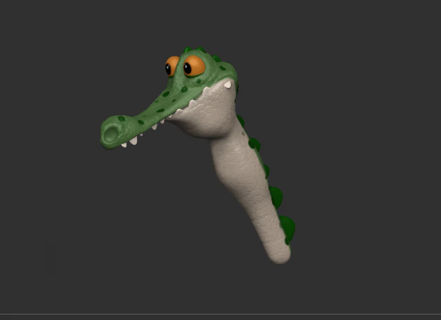 Crocodilo Modelo 3D .c4d .max .obj .3ds .fbx .stl .blend 