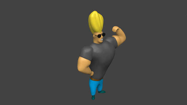 Jony Modelo 3D .c4d .max .obj .3ds .fbx .stl .blend 