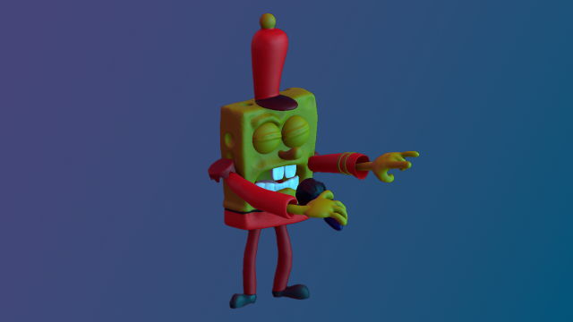 Sponge bob Modèle 3D .c4d .max .obj .3ds .fbx .stl .blend