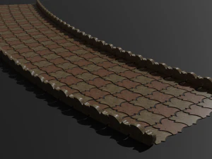 फुटपाथ टाइल्स 3D मॉडल