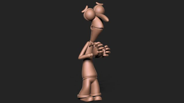 Inside Out - Fear 3D Print Model .c4d .max .obj .3ds .fbx .stl .blend