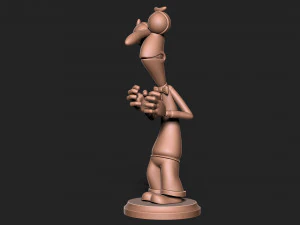 Inside Out - Fear with base 3D Print Model