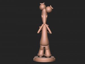 Inside Out - Fear with base 3D-printmodel