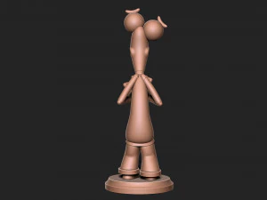 Inside Out - Fear with base 3D Print Model