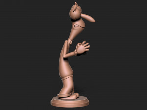 Inside Out - Fear with base 3D-printmodel