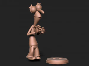 Inside Out - Fear with base 3D Print Model