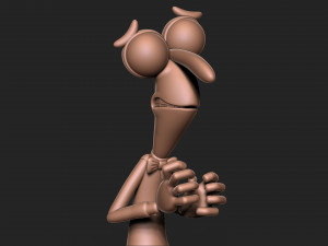 Inside Out - Fear with base 3D-printmodel