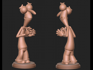 Inside Out - Fear with base 3D-printmodel