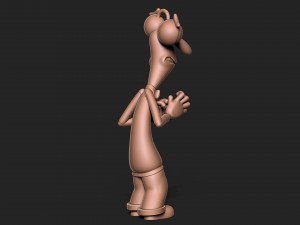 Inside Out - Fear keychain 3D Print Model