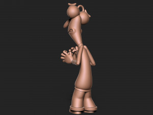 Inside Out - Fear keychain 3D Print Model