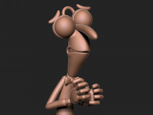 Inside Out - Fear keychain 3D Print Model