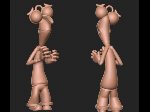 Inside Out - Fear keychain 3D Print Model