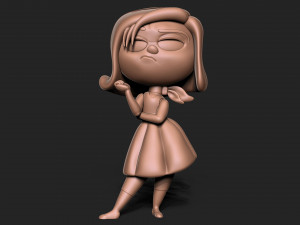 Inside out - disgust Modèles 3D en vedette