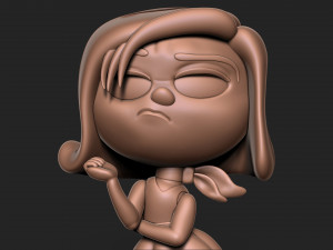Inside out - disgust 3D Принт Модель