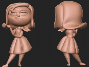 Inside out - disgust 3D Принт Модель
