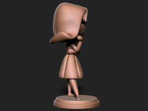Inside out - disgust with base Modèles 3D en vedette
