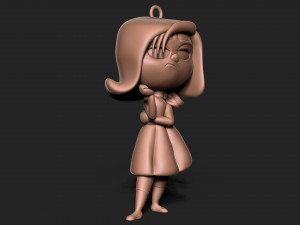 Inside out - disgust keychain 3D प्रिंट मॉडल