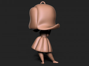 Inside out - disgust keychain 3D प्रिंट मॉडल