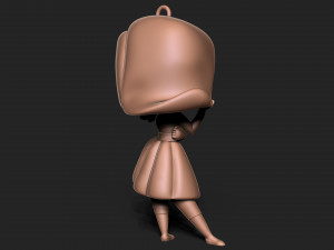 Inside out - disgust keychain 3D प्रिंट मॉडल