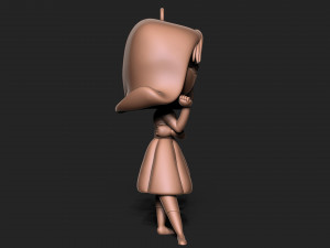 Inside out - disgust keychain 3D प्रिंट मॉडल