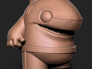 Shark toon 3D Print Model