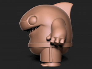 Shark toon 3D Print Model