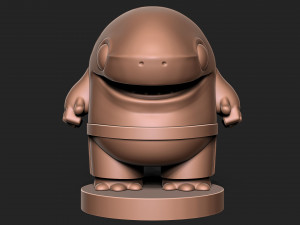 Shark toon base 3D प्रिंट मॉडल