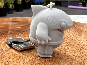Shark Toon Keychain 3D Print Model