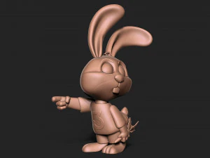 Cute bunny 3D Print Model