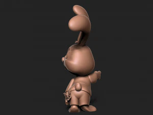 Cute bunny 3D Print Model