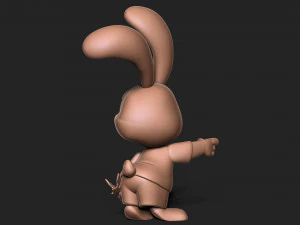 Cute bunny 3D Print Model