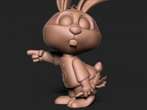 Cute bunny 3D Print Model