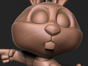 Cute bunny 3D Print Model