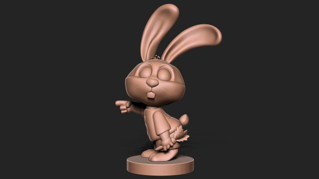 Cute bunny 3D Принт Модель .c4d .max .obj .3ds .fbx .stl .blend 