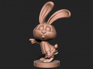 Cute bunny 3D Print Model