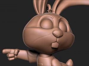 Cute bunny keychain 3D प्रिंट मॉडल
