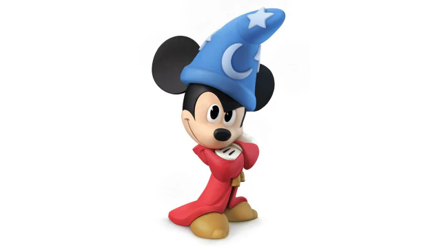 Micky Mouse 3D Print Model .c4d .max .obj .3ds .fbx .stl .blend 