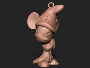 STL file Mickey Mouse keychain 🐁・3D printable design to download