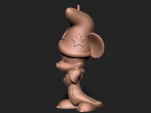 Micky Mouse Keychain 3D Print Model