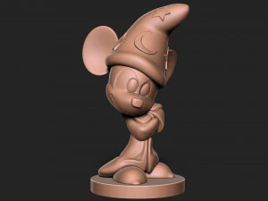 Mickey Mouse con base Modelo de impresión 3D