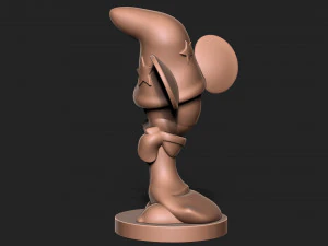 Micky Mouse with base 3D Print Model